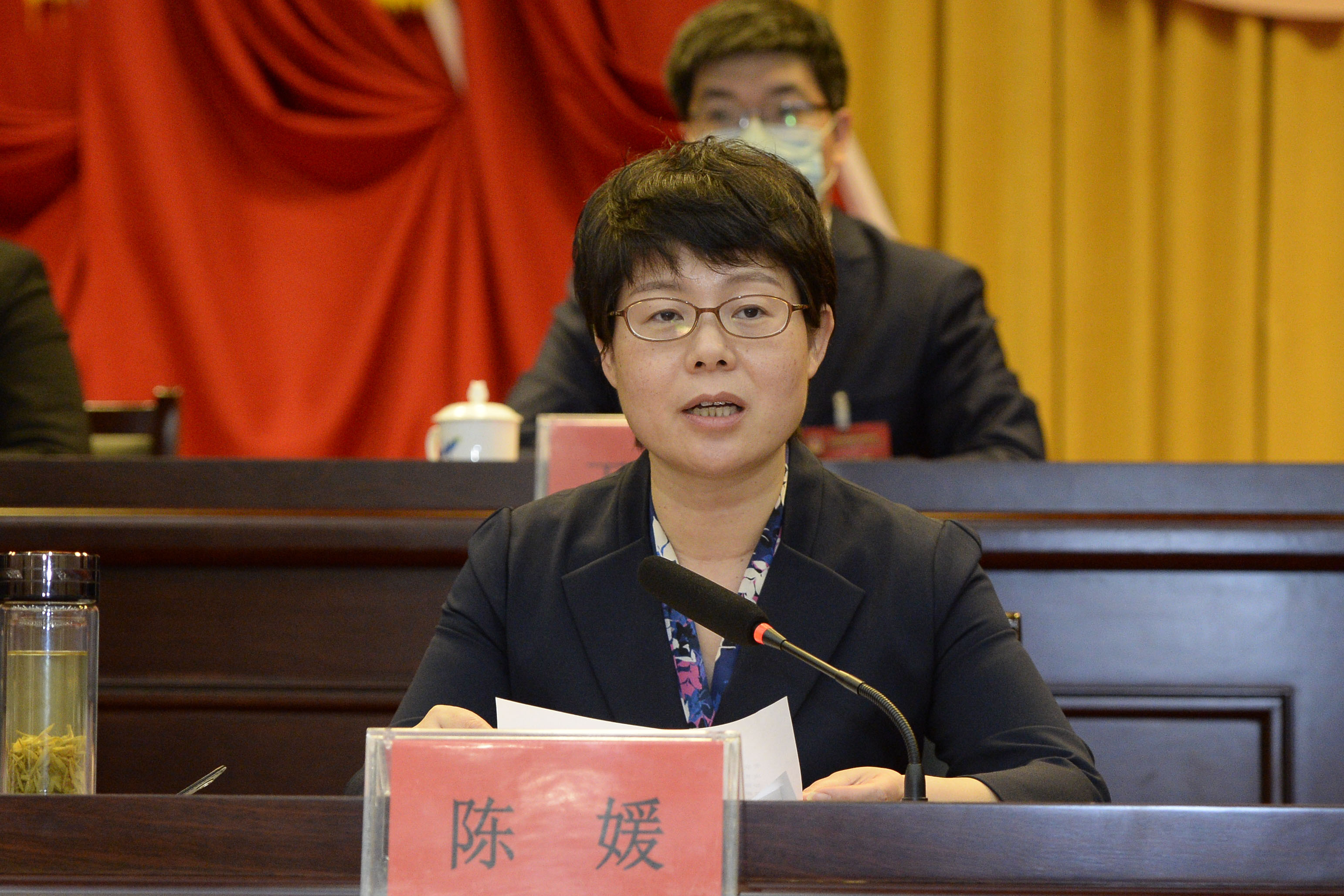 陈媛在讲话中对长期以来支持东丽发展,关心青年事业的团市委和市青联