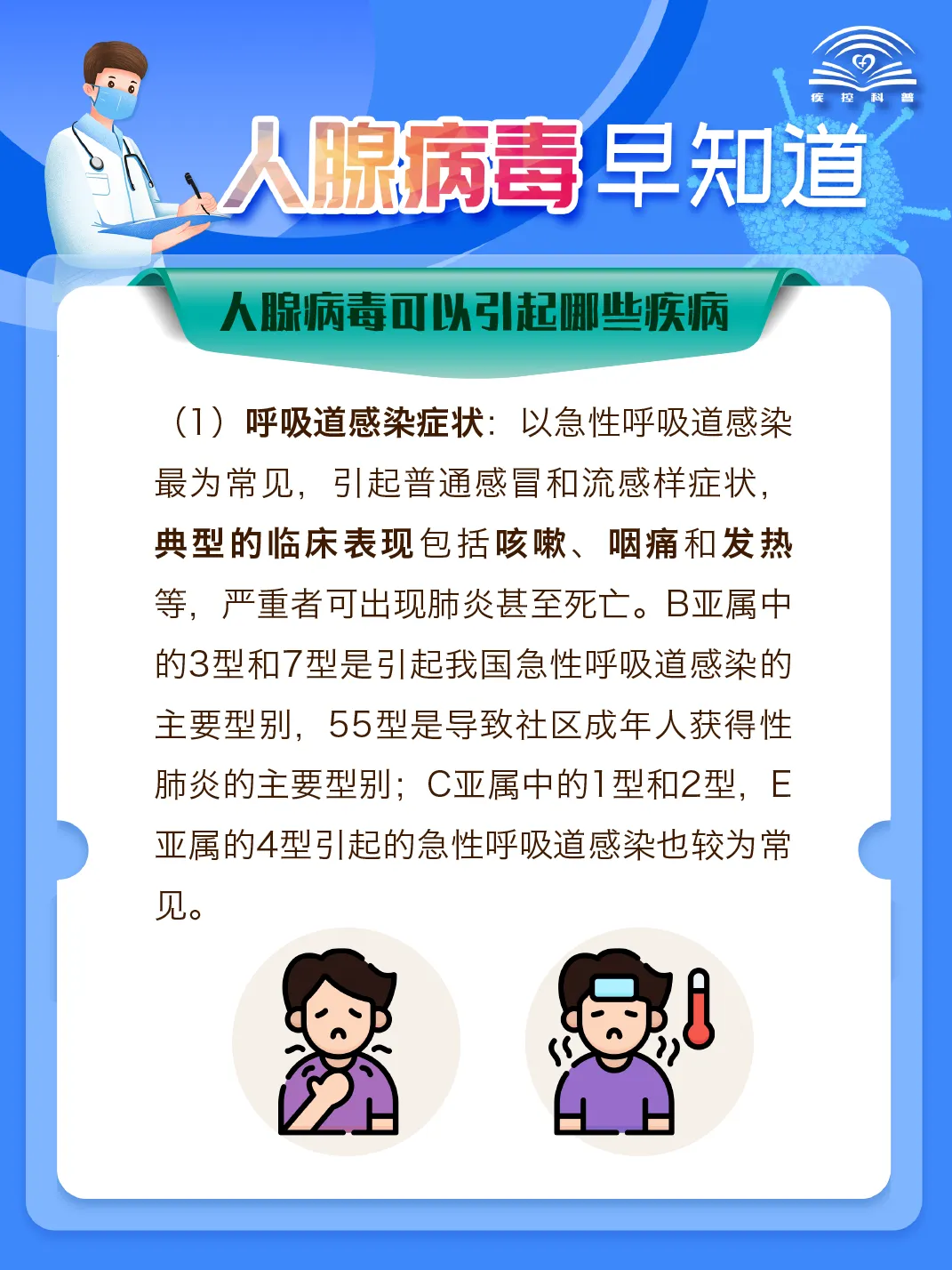 健康驿站丨关于人腺病毒感染，你想知道的都在这！